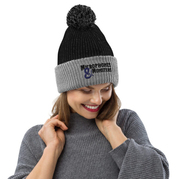 Microphones & Monsters Pom-Pom Beanie