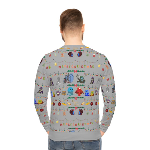 A Fool's Ugly Christmas Sweater - Grey - Image 2