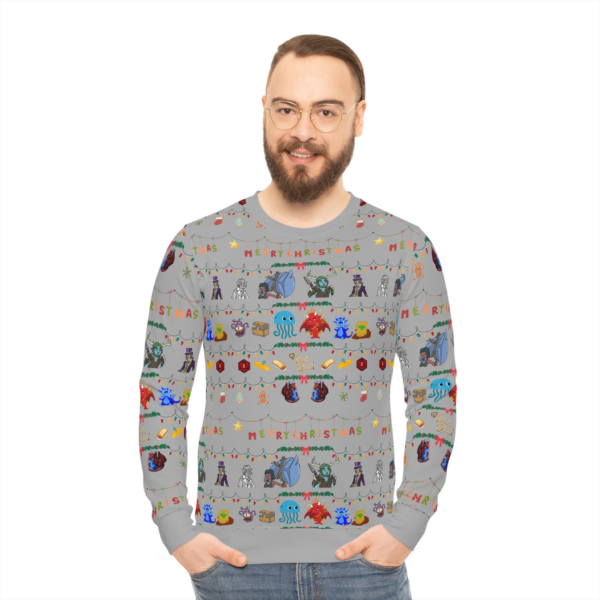 A Fool's Ugly Christmas Sweater - Grey